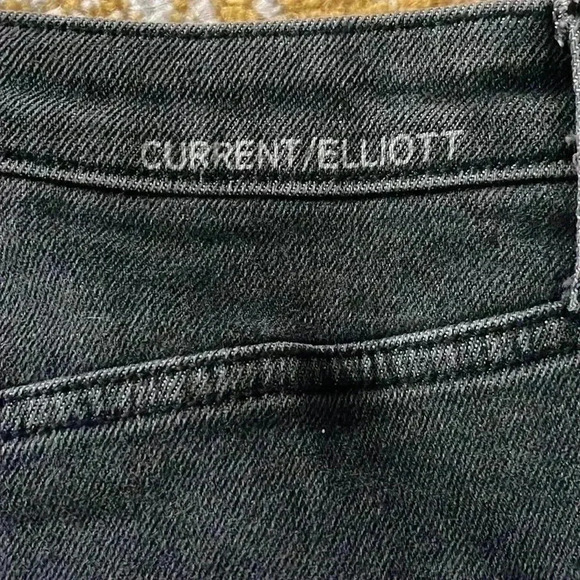 Current/ Elliot stretch color, black denim skirt with pockets 29 - Picture 5 of 5
